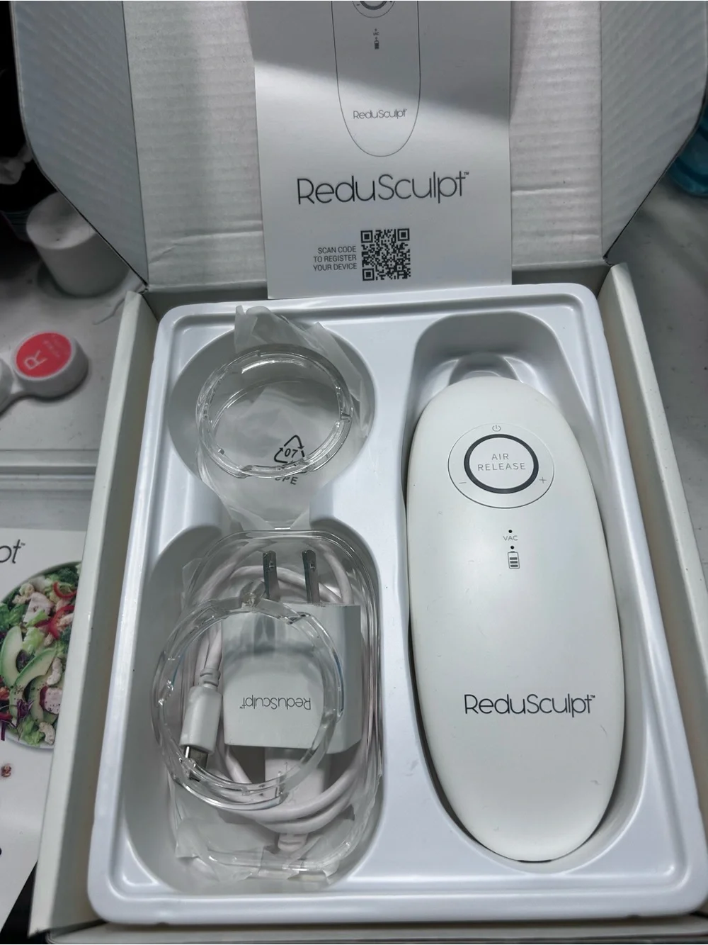 ReduSculpt White Handheld Body Sculpting Device